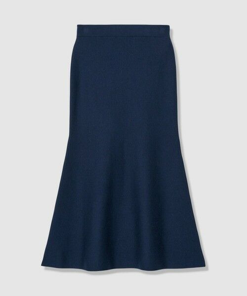 allureville / アルアバイル ミニ・ひざ丈スカート | ウール混Ｗフェイスナローマーメイドスカート | 詳細14