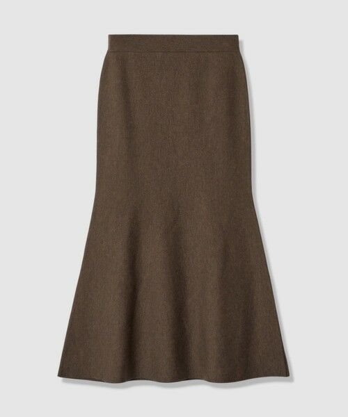 allureville / アルアバイル ミニ・ひざ丈スカート | ウール混Ｗフェイスナローマーメイドスカート | 詳細25