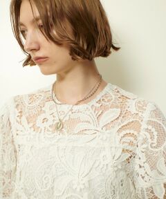 allureville / アルアバイル シャツ・ブラウス | コードレースブラウス