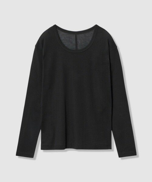 allureville/アルアバイル 強撚シアーフライスプルオーバー ブラック (95) 02(M) allureville/アルアバイル 強撚シアーフライスプルオーバー ブラック (95) 02(M)