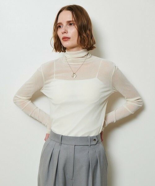 allureville / アルアバイル カットソー | フロッキーチュールタートル | 詳細1