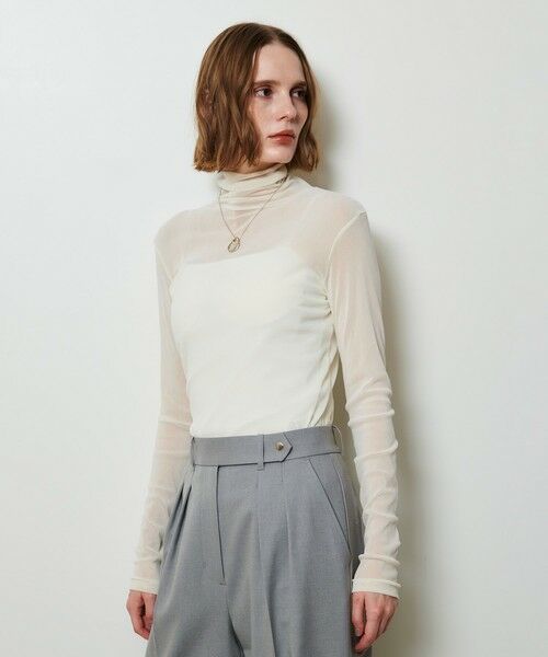 allureville / アルアバイル カットソー | フロッキーチュールタートル | 詳細2