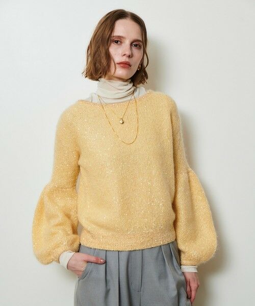 allureville / アルアバイル カットソー | フロッキーチュールタートル | 詳細5