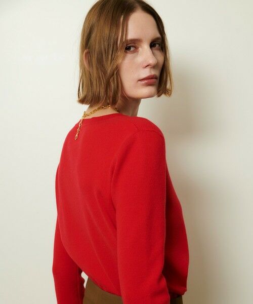 allureville / アルアバイル ニット・セーター | レースカフスドッキングプルオーバー | 詳細3