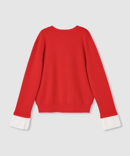 allureville / アルアバイル ニット・セーター | レースカフスドッキングプルオーバー | 詳細6