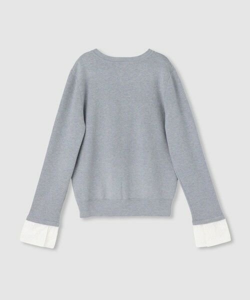 allureville / アルアバイル ニット・セーター | レースカフスドッキングプルオーバー | 詳細10