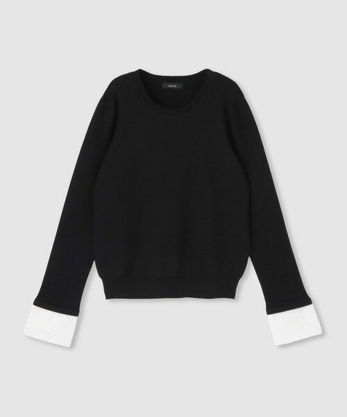 allureville / アルアバイル ニット・セーター | レースカフスドッキングプルオーバー | 詳細17