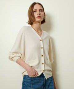 allureville / アルアバイル カーディガン・ボレロ | ウールスムースカーディガン