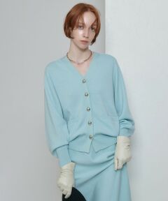 allureville / アルアバイル カーディガン・ボレロ | ウールスムースカーディガン