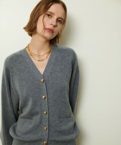 allureville / アルアバイル カーディガン・ボレロ | ウールスムースカーディガン