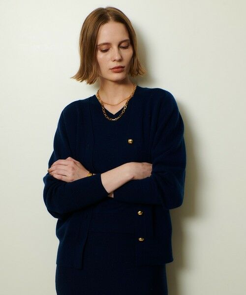 allureville / アルアバイル カーディガン・ボレロ | ウールスムースカーディガン | 詳細12