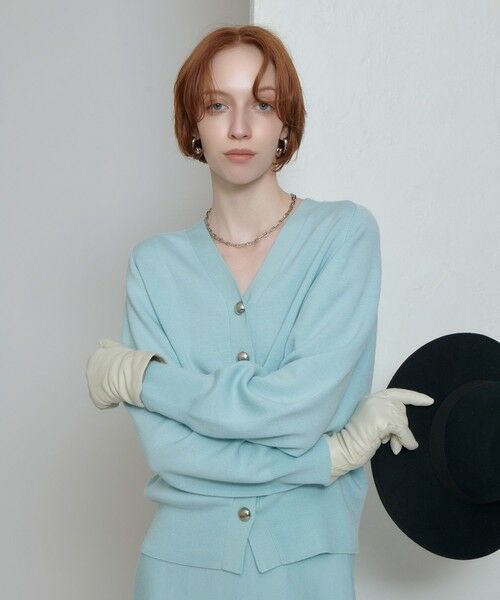 allureville / アルアバイル カーディガン・ボレロ | ウールスムースカーディガン | 詳細20