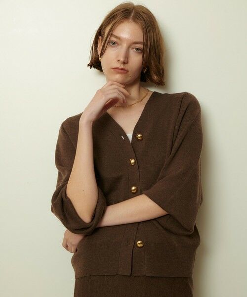 allureville / アルアバイル カーディガン・ボレロ | ウールスムースカーディガン | 詳細28