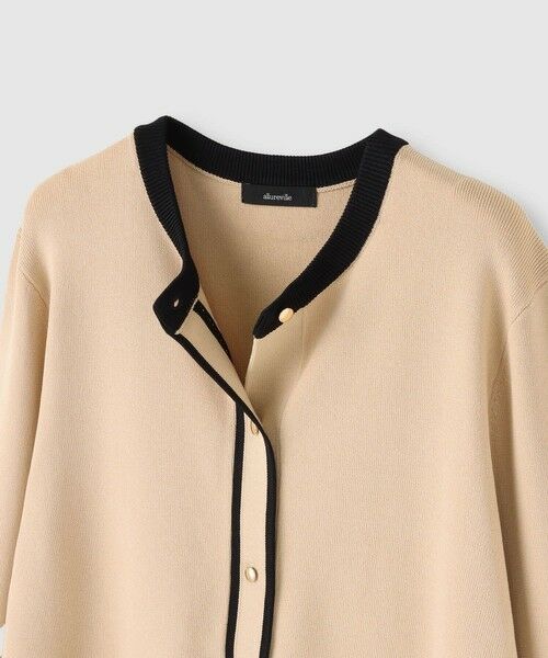 allureville / アルアバイル カーディガン・ボレロ | ◇ハイショクポケットクルーカーディガン | 詳細2