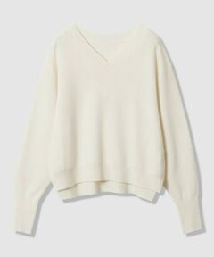 allureville / アルアバイル ニット・セーター | ウールスムース2WAYネックプルオーバー