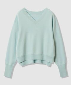 allureville / アルアバイル ニット・セーター | ウールスムース2WAYネックプルオーバー