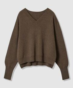 allureville / アルアバイル ニット・セーター | ウールスムース2WAYネックプルオーバー