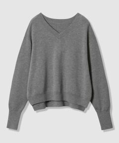 allureville / アルアバイル ニット・セーター | ウールスムース2WAYネックプルオーバー