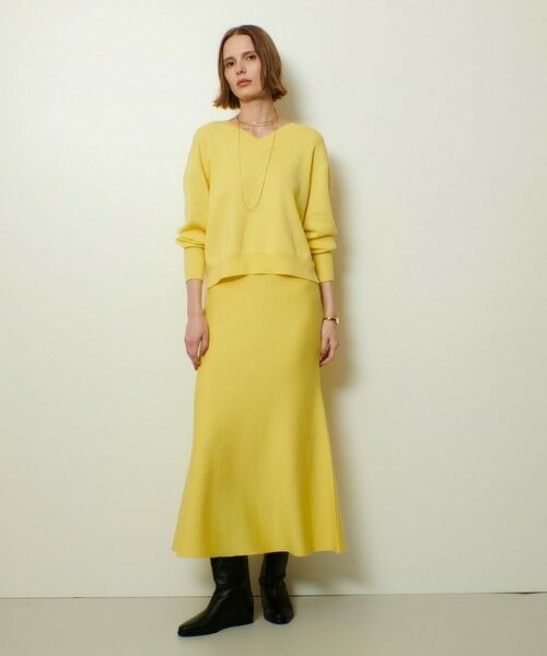 allureville / アルアバイル ニット・セーター | ウールスムース2WAYネックプルオーバー | 詳細7