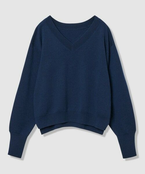 allureville / アルアバイル ニット・セーター | ウールスムース2WAYネックプルオーバー | 詳細13