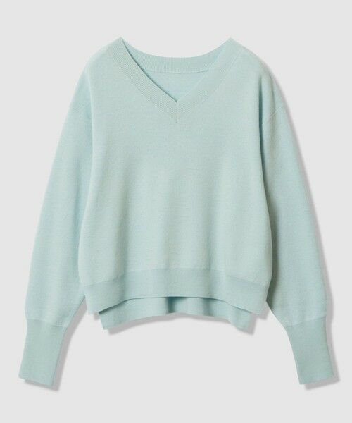 allureville/アルアバイル ウールスムース2WAYネックプルオーバー ミントグリーン (73) 02(M) allureville/アルアバイル ウールスムース2WAYネックプルオーバー ミントグリーン (73) 02(M)