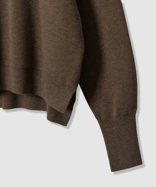 allureville / アルアバイル ニット・セーター | ウールスムース2WAYネックプルオーバー | 詳細21