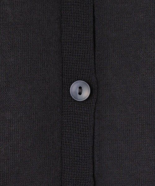 allureville / アルアバイル カーディガン・ボレロ | ハーフスリーブシアークルーカーディガン | 詳細10