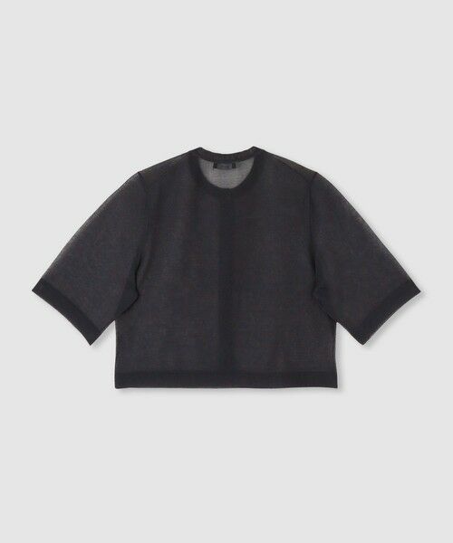 allureville / アルアバイル カーディガン・ボレロ | ハーフスリーブシアークルーカーディガン | 詳細9