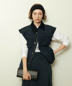 allureville / アルアバイル ブルゾン | コットンダブルクロスサファリジレ