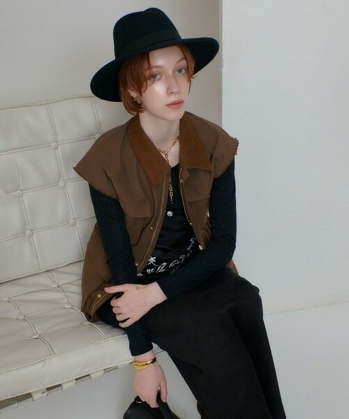 allureville / アルアバイル ブルゾン | コットンダブルクロスサファリジレ | 詳細7