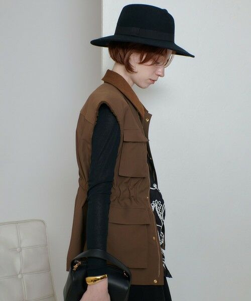 allureville / アルアバイル ブルゾン | コットンダブルクロスサファリジレ | 詳細8