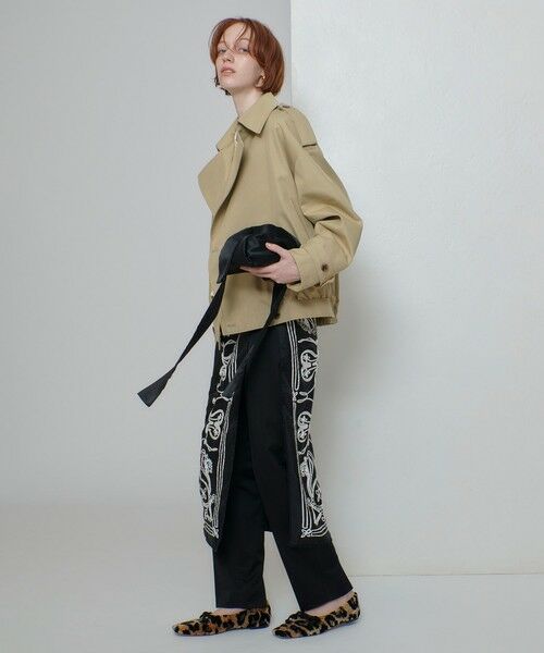 allureville / アルアバイル ブルゾン | T/Cトレンチブルゾン | 詳細2