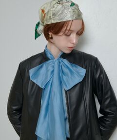 allureville / アルアバイル レザーブルゾン・ジャケット | スタンドカラーレザーライダースジャケット