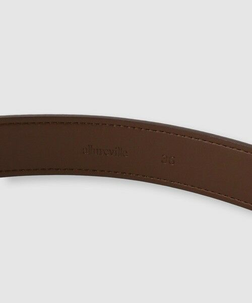 allureville / アルアバイル ベルト・サスペンダー | ◇ローラーバックルレザーベルト | 詳細2