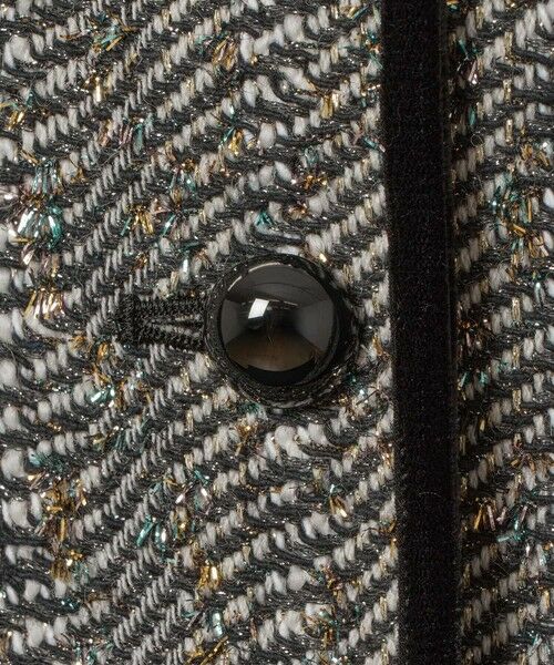 allureville / アルアバイル ノーカラージャケット | 【LOULOU WILLOUGHBY】LINTONラメツイードショートジャケット | 詳細8