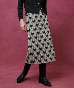 allureville / アルアバイル ミニ・ひざ丈スカート | 【LOULOU WILLOUGHBY】NEONハートJQタイトスカート