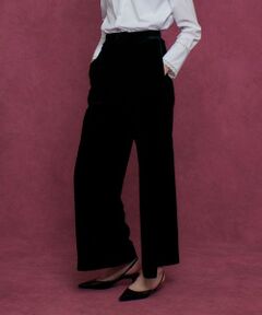 allureville / アルアバイル その他パンツ | 【LOULOU WILLOUGHBY】トリアセベロアパンツ