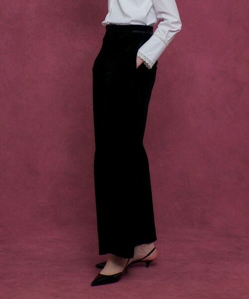 allureville / アルアバイル その他パンツ | 【LOULOU WILLOUGHBY】トリアセベロアパンツ | 詳細4