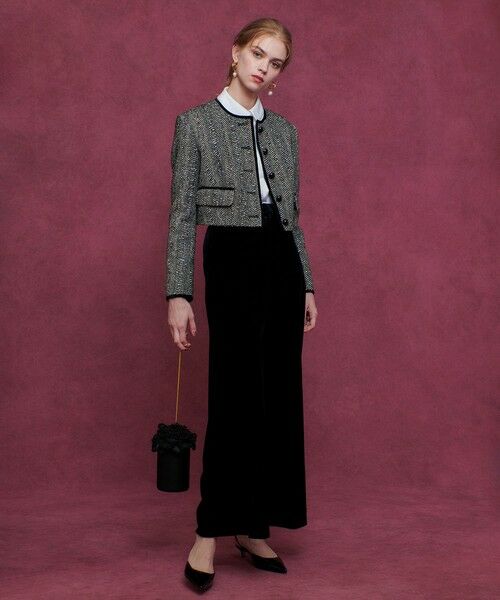 allureville / アルアバイル その他パンツ | 【LOULOU WILLOUGHBY】トリアセベロアパンツ | 詳細6