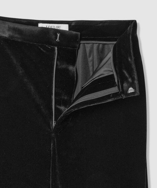 allureville / アルアバイル その他パンツ | 【LOULOU WILLOUGHBY】トリアセベロアパンツ | 詳細10