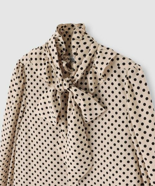 allureville / アルアバイル シャツ・ブラウス | ◇【LOULOU WILLOUGHBY】デシンドットフリルボウタイブラウス | 詳細3