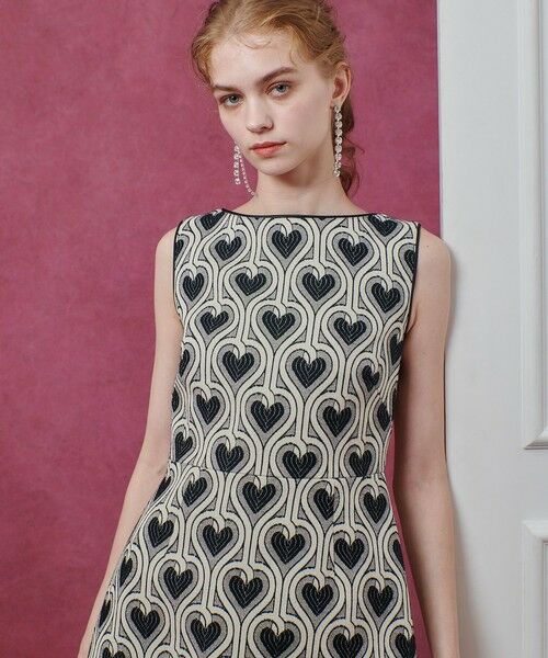 allureville / アルアバイル ロング・マキシ丈ワンピース | 【LOULOU WILLOUGHBY】NEONハートJQミニワンピース | 詳細2