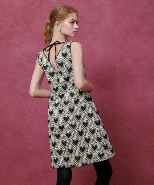 allureville / アルアバイル ロング・マキシ丈ワンピース | 【LOULOU WILLOUGHBY】NEONハートJQミニワンピース | 詳細4