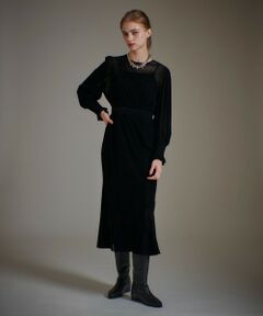 allureville / アルアバイル ロング・マキシ丈ワンピース | 【LOULOU WILLOUGHBY】チュールフロッキーマーメイドワンピース