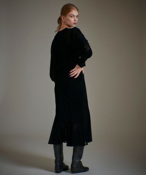 allureville / アルアバイル ロング・マキシ丈ワンピース | 【LOULOU WILLOUGHBY】チュールフロッキーマーメイドワンピース | 詳細11