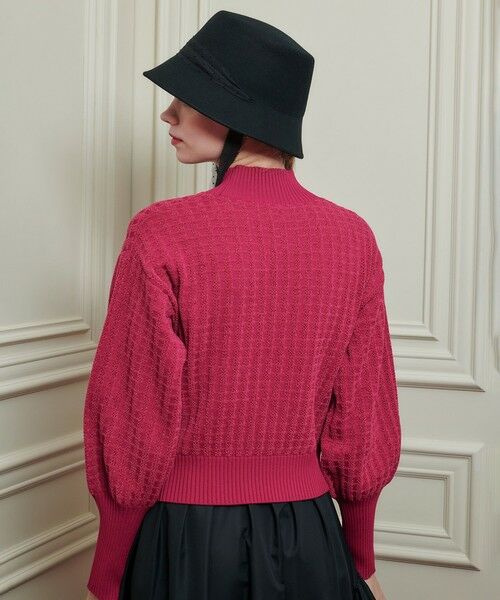 allureville / アルアバイル ニット・セーター | 【LOULOU WILLOUGHBY】ロングリブカフスモールプルオーバー | 詳細9