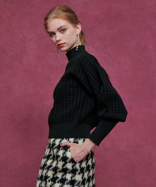 allureville / アルアバイル ニット・セーター | 【LOULOU WILLOUGHBY】ロングリブカフスモールプルオーバー | 詳細14