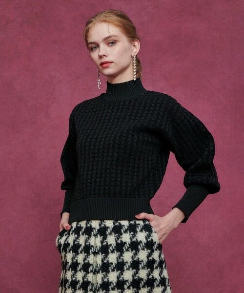 allureville / アルアバイル ニット・セーター | 【LOULOU WILLOUGHBY】ロングリブカフスモールプルオーバー | 詳細15