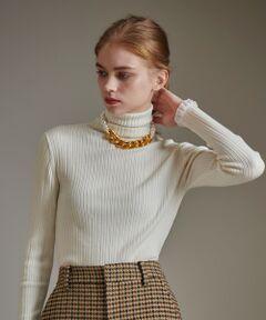 allureville / アルアバイル ニット・セーター | 【LOULOU WILLOUGHBY】ハーフチューブラータートルプルオーバー