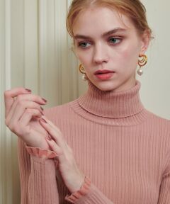 allureville / アルアバイル ニット・セーター | 【LOULOU WILLOUGHBY】ハーフチューブラータートルプルオーバー